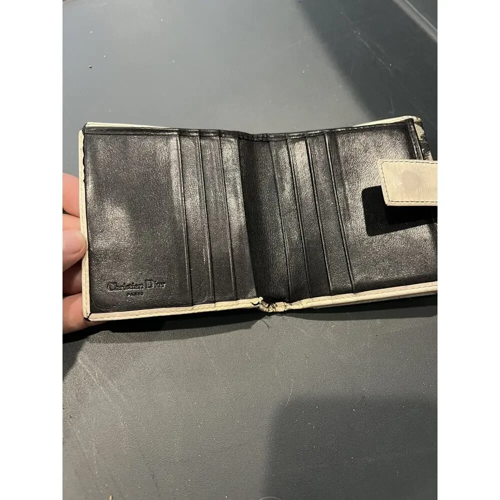 CHRISTIAN DIOR TROTTER #2 BIFOLD SNAP WALLET
